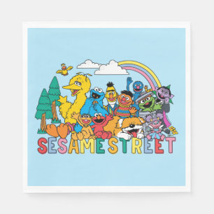 Sesame Street   Rainbow Wave Pappersservett
