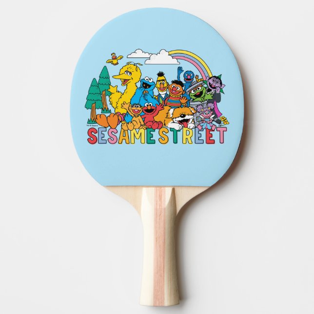 Sesame Street | Rainbow Wave Pingisracket (Framsidan)