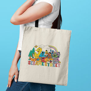 Sesame Street Rainbow Wave Tygkasse