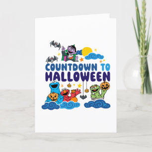 Sesame Street Räkna ner till Halloween Helgkort
