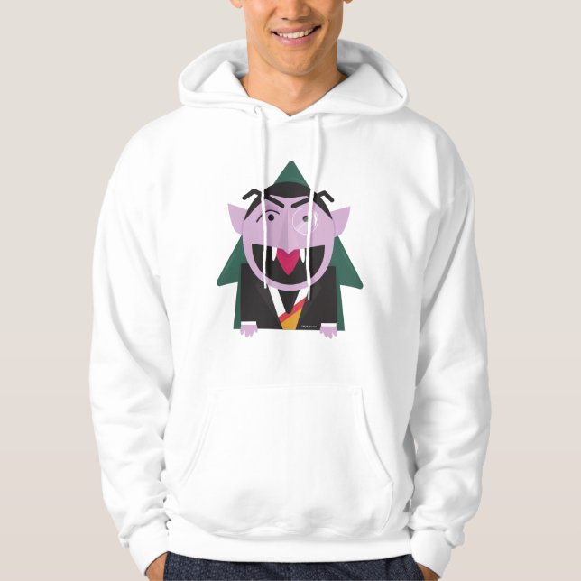 Sesame Street | Räkning von Count Illustration Hoodie (Framsida)