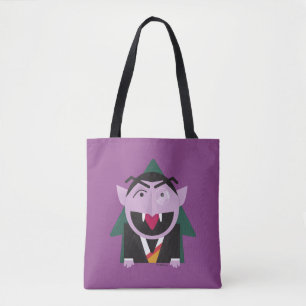Sesame Street Räkning von Count Illustration Tygkasse