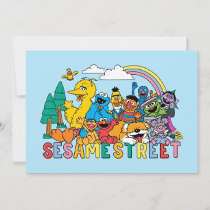 Sesame Street Regnbågsvåg Kort