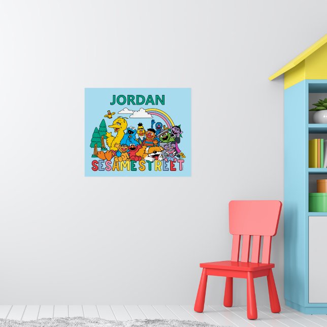 Sesame Street | Regnbågsvåg Poster (Barnkammare 1)