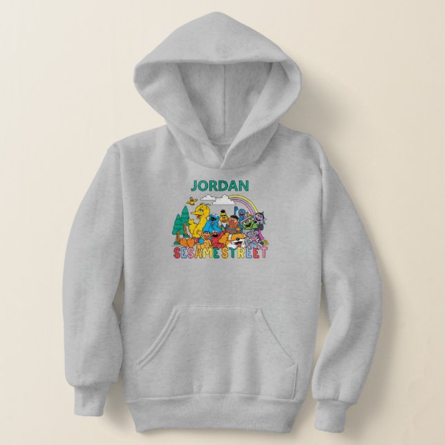 Sesame Street | Regnbågsvåg T Shirt (Laydown)