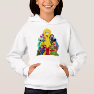 Sesame Street Roligt Färgstift Pals Porträtt T Shirt