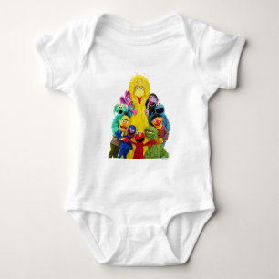 Sesame Street   Roligt Färgstift Pals Porträtt T Shirt