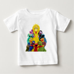 Sesame Street   Roligt Färgstift Pals Porträtt T Shirt