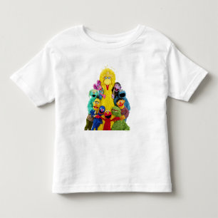 Sesame Street   Roligt Färgstift Pals Porträtt T Shirt