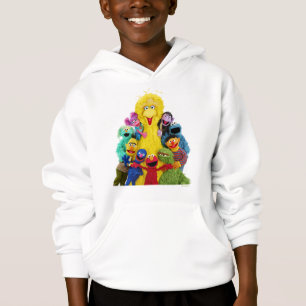 Sesame Street Roligt Färgstift Pals Porträtt T Shirt