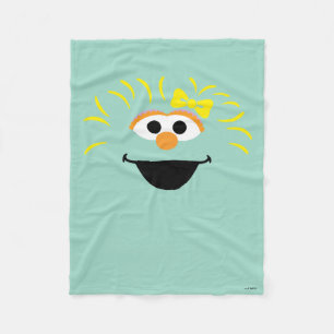 Sesame Street Rosita Ansikte Art Fleecefilt