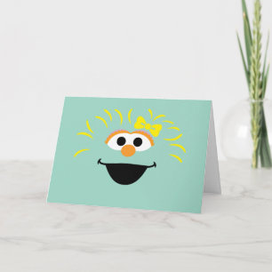 Sesame Street Rosita Ansikte Art Kort