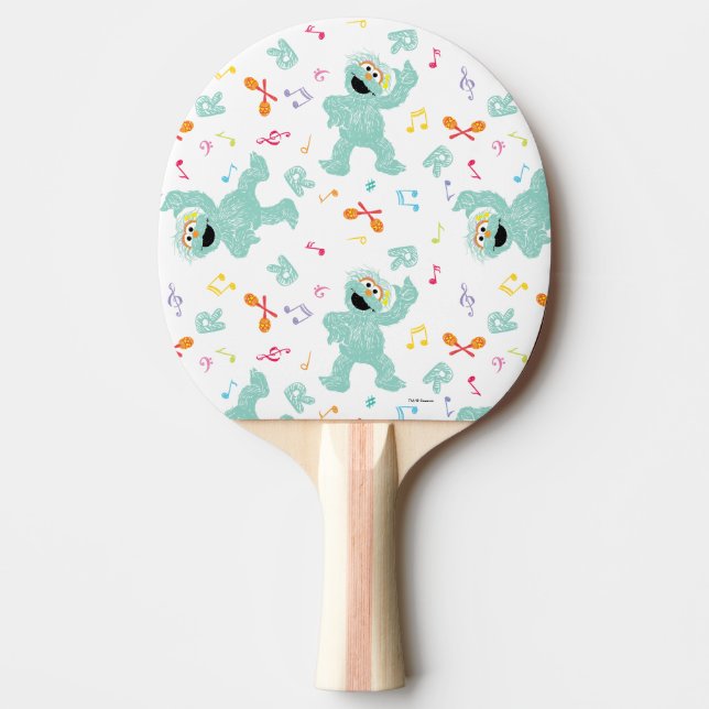 Sesame Street | Rosita Music Scribble Pattern Pingisracket (Framsidan)
