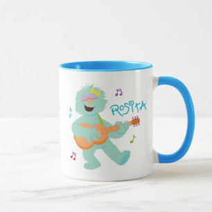Sesame Street Rosita spelar gitarr Mugg