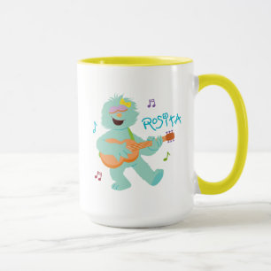 Sesame Street Rosita spelar gitarr Mugg