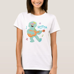 Sesame Street   Rosita Spelar Guitar T Shirt