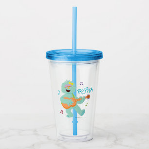 Sesame Street Rosita Spelar Guitar Take Away Mugg