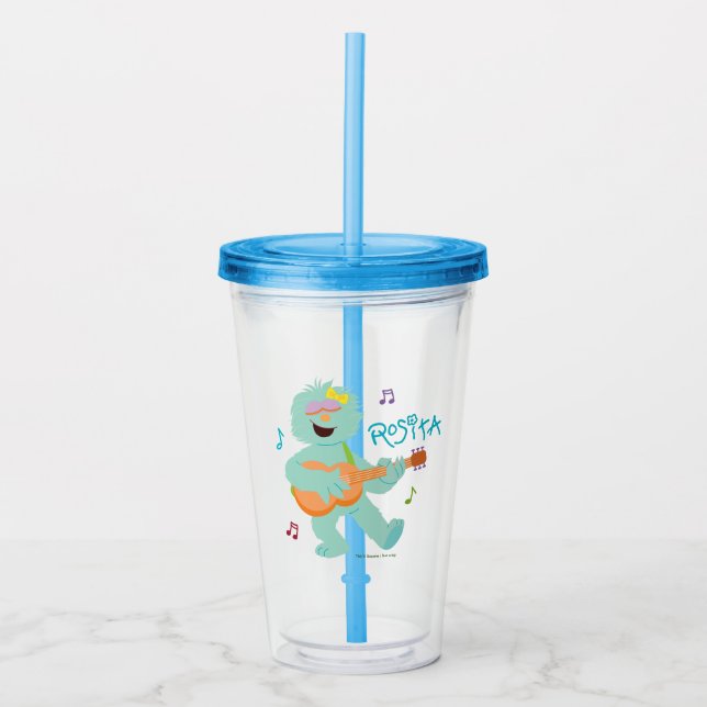 Sesame Street | Rosita Spelar Guitar Take Away Mugg (Framsida)