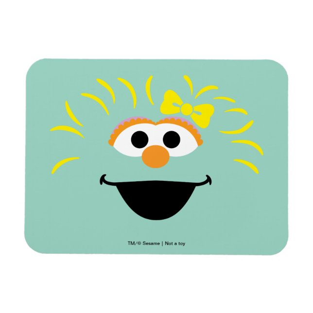 Sesame Street | Rositas ansiktskonst Magnet (Horisontell)