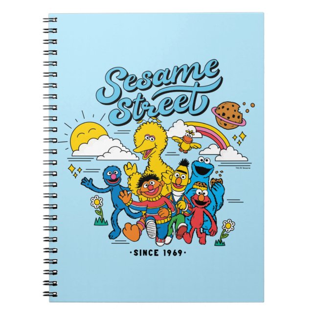 Sesame Street | Sedan 1969 Anteckningsbok (Framsidan)