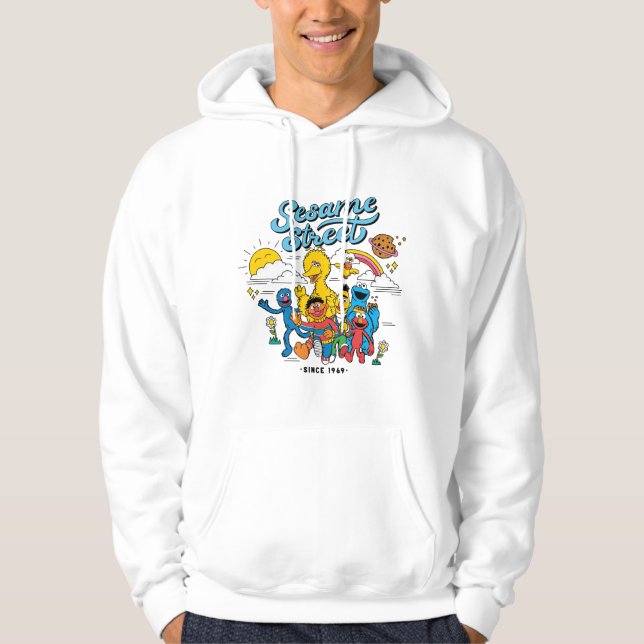 Sesame Street | Sedan 1969 Hoodie (Framsida)