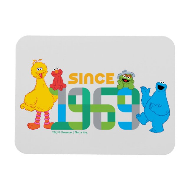 Sesame Street | Sedan 1969 Magnet (Horisontell)