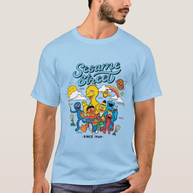 Sesame Street | Sedan 1969 T Shirt (Framsida)