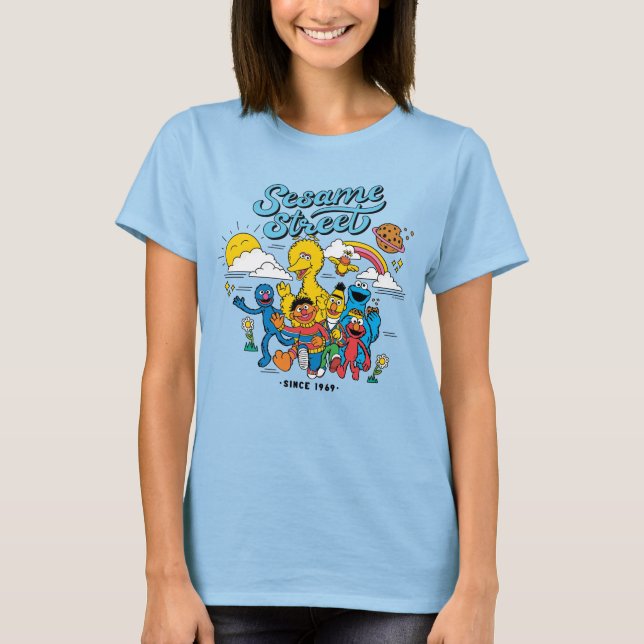 Sesame Street | Sedan 1969 T Shirt (Framsida)