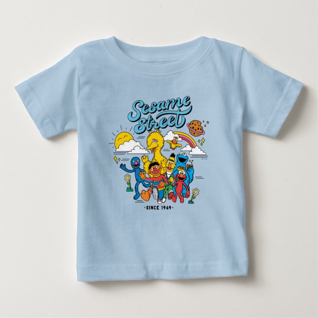 Sesame Street | Sedan 1969 T Shirt (Framsida)