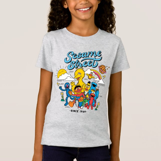 Sesame Street | Sedan 1969 T Shirt (Framsida)