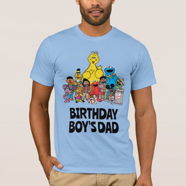 Sesame Street | Sesame Pals Birthday Boy's Pappa T Shirt (Framsida)