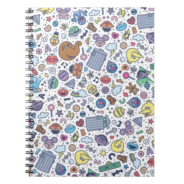 Sesame Street | Sesame Pals Doodle Mönster Anteckningsbok (Framsidan)