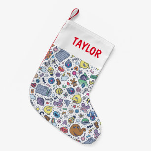 Sesame Street   Sesame Pals Doodle Mönster Liten Julstrumpa