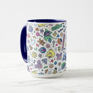 Sesame Street Sesame Pals Doodle Mönster Mugg
