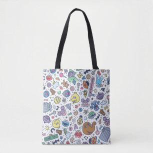 Sesame Street Sesame Pals Doodle Mönster Tygkasse