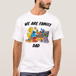 Sesame Street Sesame Pals-familjen Namn T Shirt