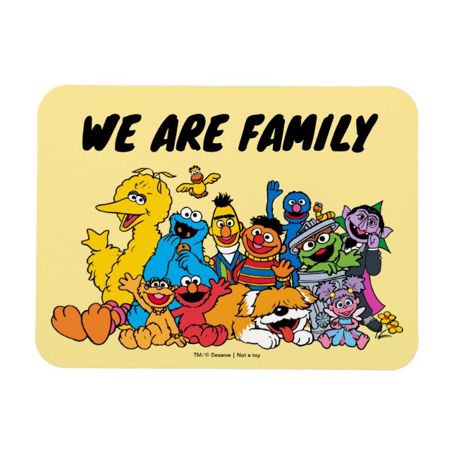 Sesame Street | Sesame Pals Group Porträtt Magnet (Horisontell)