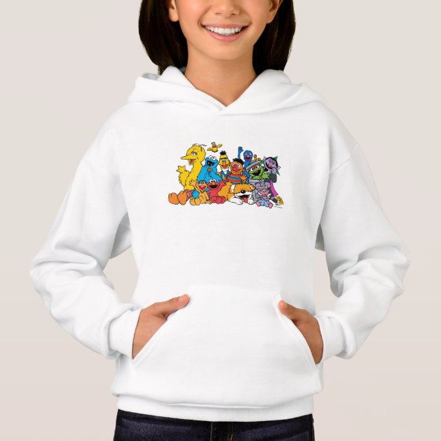 Sesame Street | Sesame Pals Group Porträtt T Shirt (Framsida)