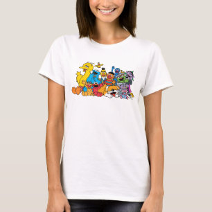 Sesame Street Sesame Pals Group Porträtt T Shirt
