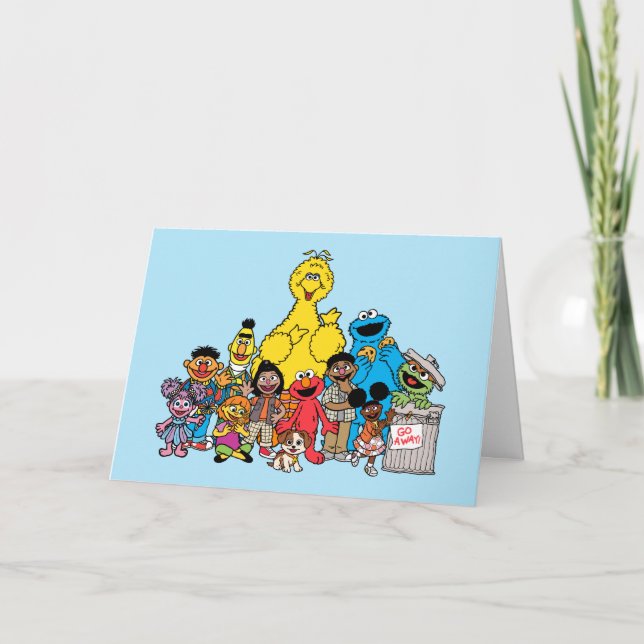 Sesame Street | Sesame Pals Hanging Out Helgkort (Framsida)