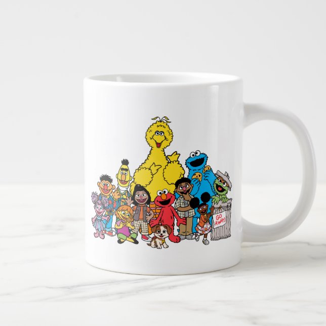 Sesame Street | Sesame Pals Hanging Out Jumbo Mugg (Höger)