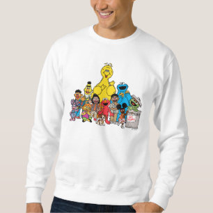 Sesame Street   Sesame Pals Hanging Out Lång Ärmad Tröja