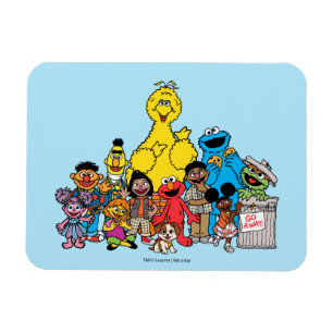 Sesame Street   Sesame Pals Hanging Out Magnet