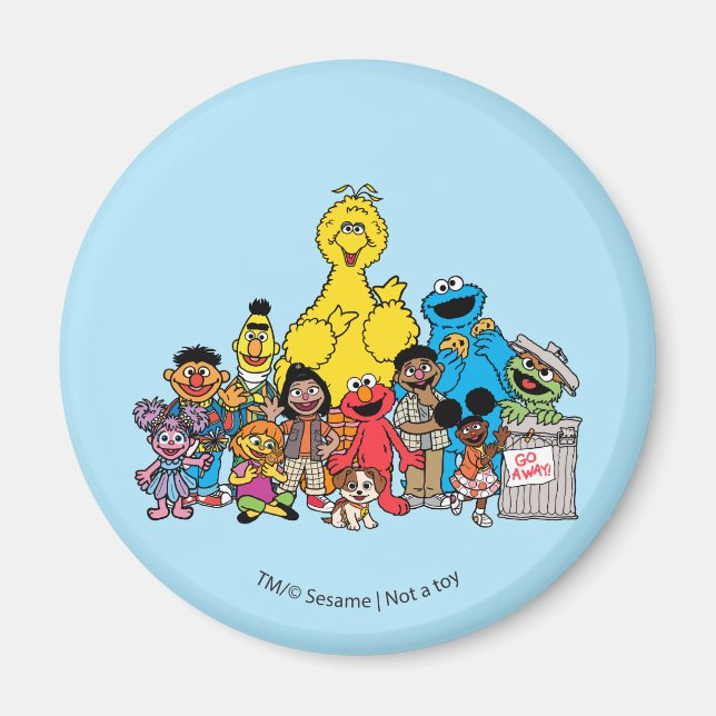 Sesame Street | Sesame Pals Hanging Out Magnet (Framsidan)