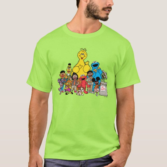 Sesame Street | Sesame Pals Hanging Out T Shirt (Framsida)