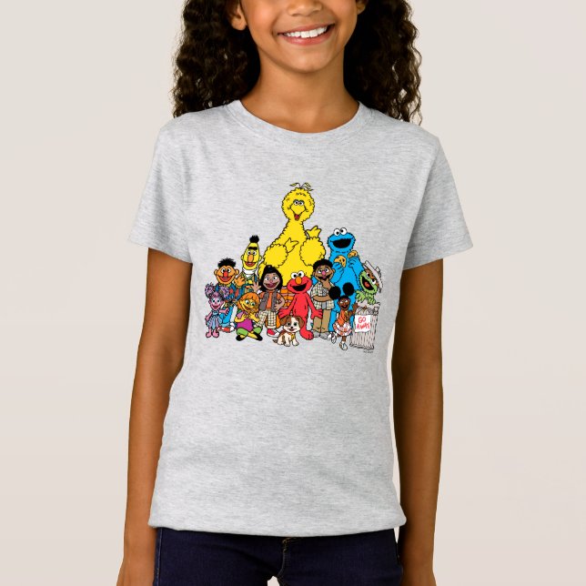 Sesame Street | Sesame Pals Hanging Out T Shirt (Framsida)