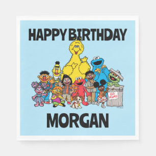 Sesame Street   Sesame Pals   Lägg till ditt namn Pappersservett