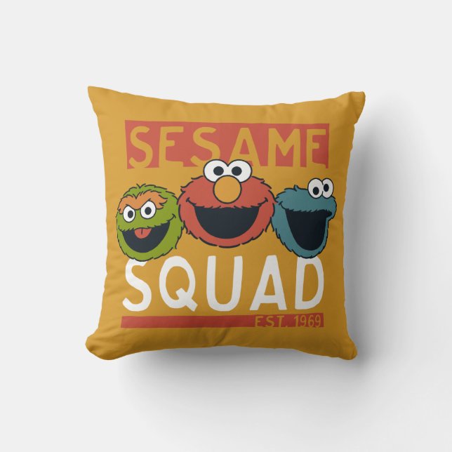 Sesame Street - Sesame Squad Kudde (Framsida)