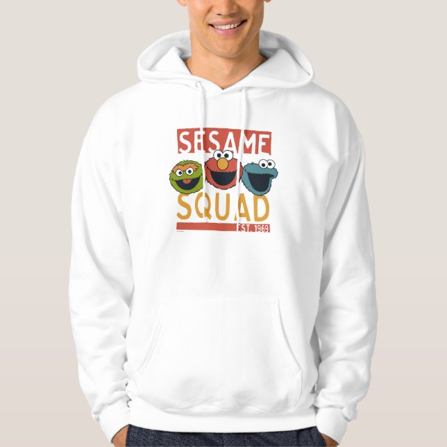 Sesame Street - Sesame Squad Sweatshirt Med Luva (Framsida)