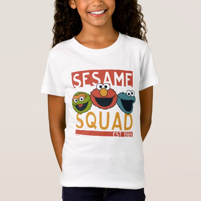 Sesame Street - Sesame Squad Tee Shirt (Framsida)